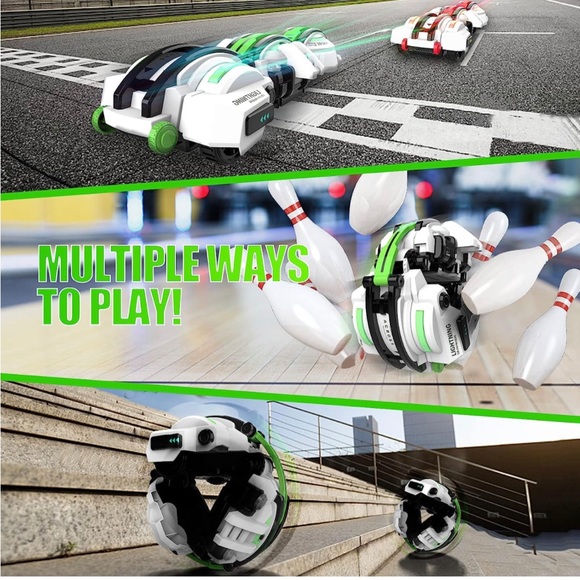 BAZADER RC Cars🏎️with LED Lights💡Remote Control🎮Car🏎️Snake🐍360°Roll Toys - Picture 6 of 12